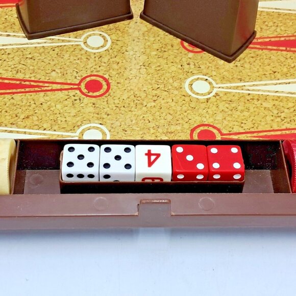 Milton Bradley 1973 Tournament Backgammon-Vintage-Complete - Picture 5 of 12